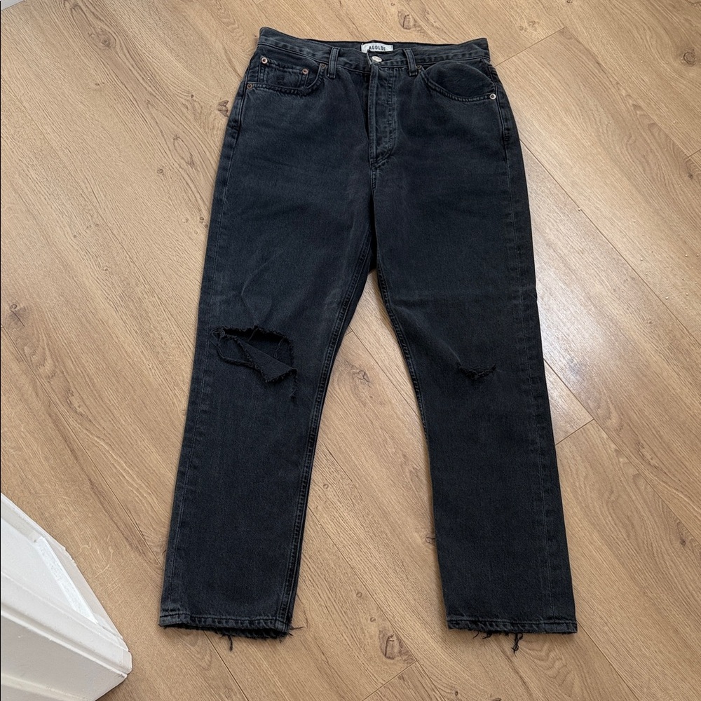 Agolde Black Ankle Jeans